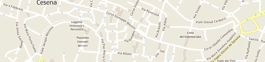 Mappa della impresa ristorante il circolino di donini giacomo e giovanna snc a CESENA
