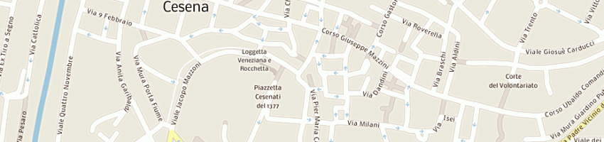 Mappa della impresa comune di cesena a CESENA