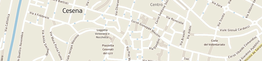 Mappa della impresa nini filippo a CESENA