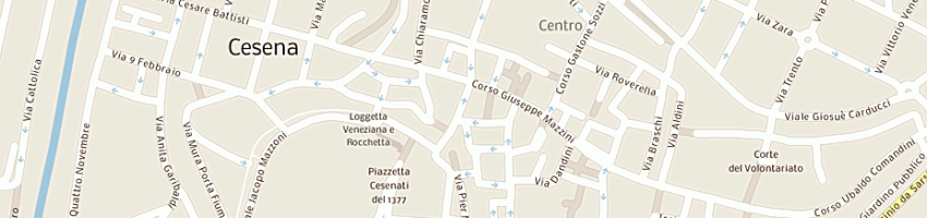 Mappa della impresa santoni federico a CESENA