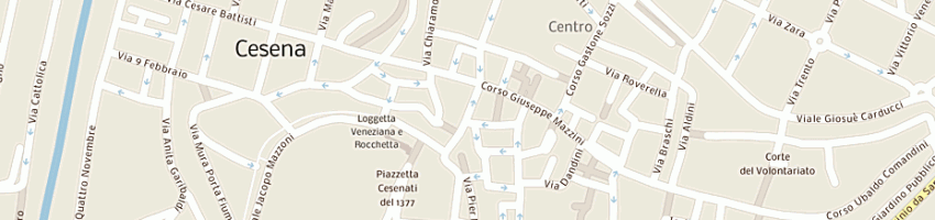 Mappa della impresa berna enzo a CESENA