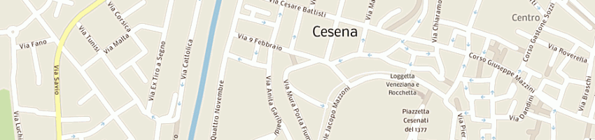 Mappa della impresa comune di cesena a CESENA