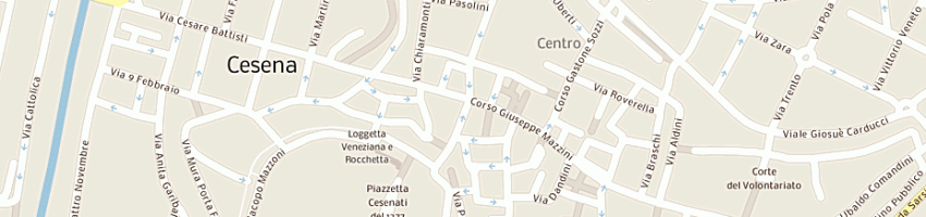 Mappa della impresa casadei giampiero a CESENA