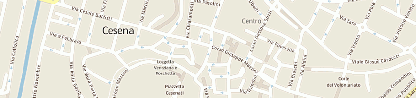 Mappa della impresa baldo giovanni a CESENA