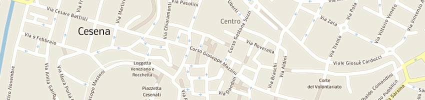 Mappa della impresa paci irene a CESENA