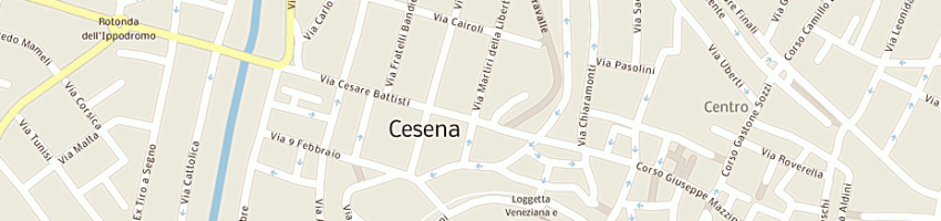 Mappa della impresa giunchi paolo a CESENA