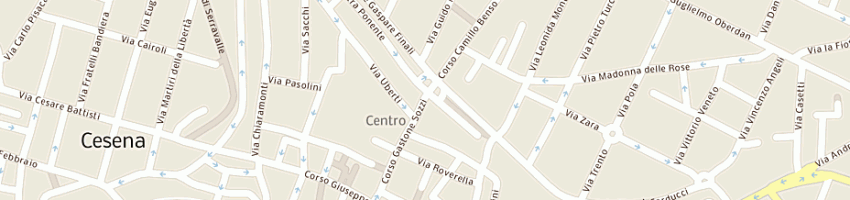 Mappa della impresa biondi ezio a CESENA