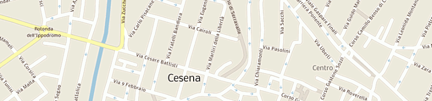 Mappa della impresa comune di cesena a CESENA