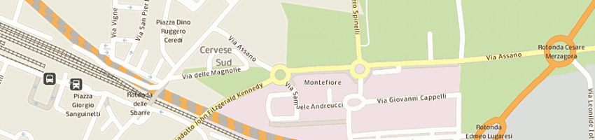 Mappa della impresa caaf centro autotrasporti artigiani frigo srl a CESENA