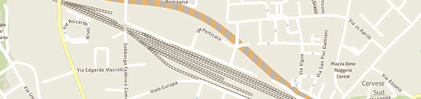 Mappa della impresa saf societa' artigiana frigoriferi di corzani fausto e c (snc) a CESENA