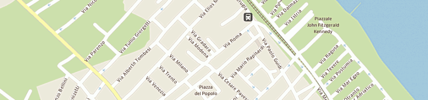Mappa della impresa bar roma di casalino michele e c sas a RIMINI