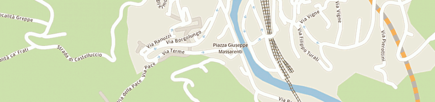Mappa della impresa albergo salus a PORRETTA TERME