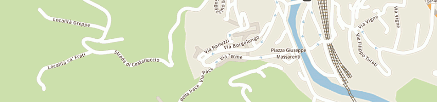 Mappa della impresa bagnacavalli gualtiero a PORRETTA TERME