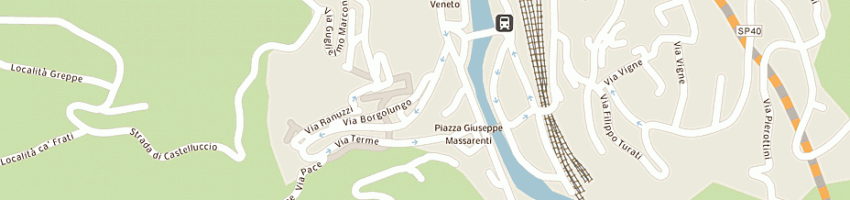 Mappa della impresa centro anziani autogestito alta valle del reno a PORRETTA TERME