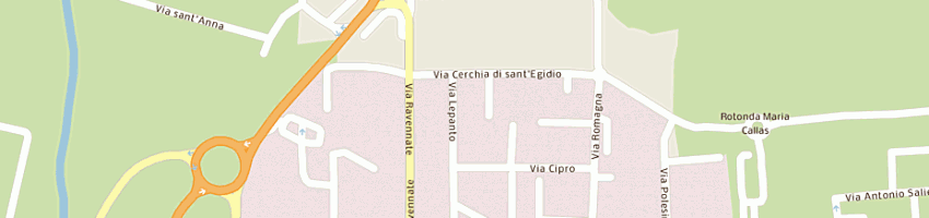 Mappa della impresa robatech italia (srl) a CESENA