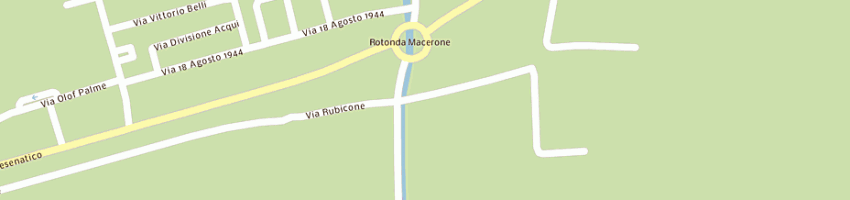 Mappa della impresa ricci franco a CESENA