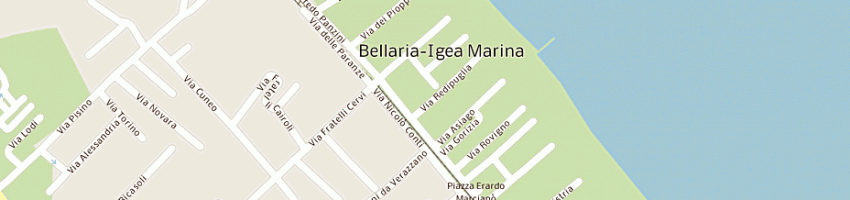 Mappa della impresa savini santa a BELLARIA IGEA MARINA