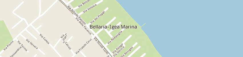Mappa della impresa soggiorno azienda energetica municipale milano a BELLARIA IGEA MARINA