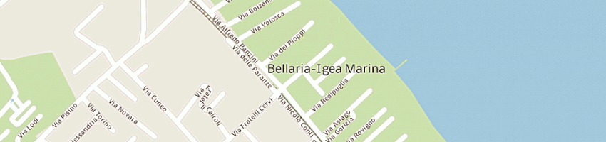 Mappa della impresa hotel elite a BELLARIA IGEA MARINA