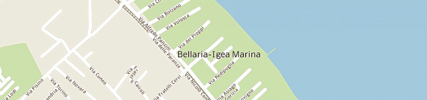 Mappa della impresa hotel capanni a BELLARIA IGEA MARINA