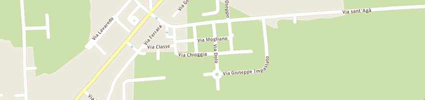 Mappa della impresa agostini rino a CESENA