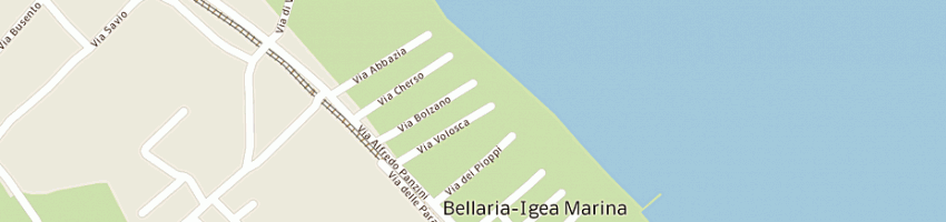 Mappa della impresa hotel cola a BELLARIA IGEA MARINA
