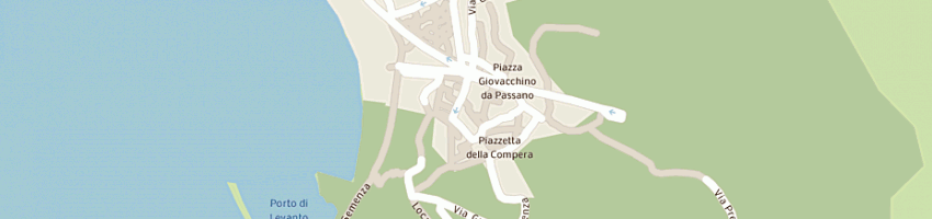 Mappa della impresa affittacamere rosa dei venti sas a LEVANTO