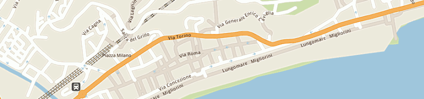 Mappa della impresa ristorante pizzeria via roma a FINALE LIGURE