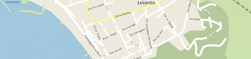 Mappa della impresa la picea di cristina gasperini a LEVANTO
