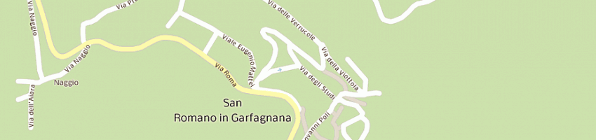 Mappa della impresa bar la terrazza a SAN ROMANO IN GARFAGNANA