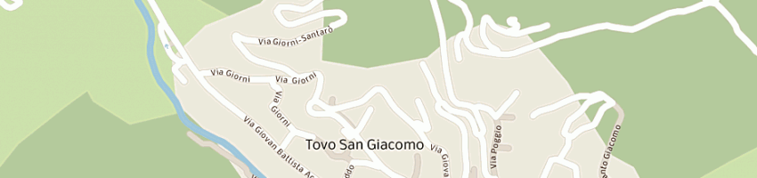 Mappa della impresa panetteria boragno rossella a TOVO SAN GIACOMO