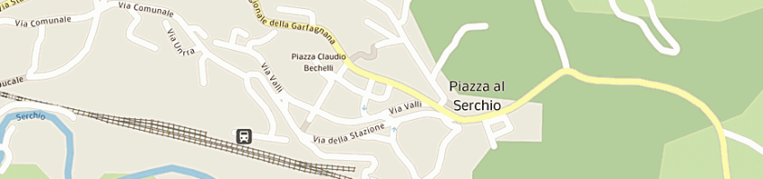 Mappa della impresa centro ingrosso professional snc a PIAZZA AL SERCHIO