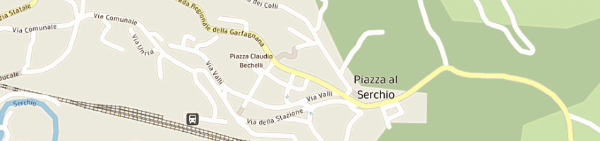 Mappa della impresa albergo bertolini a PIAZZA AL SERCHIO