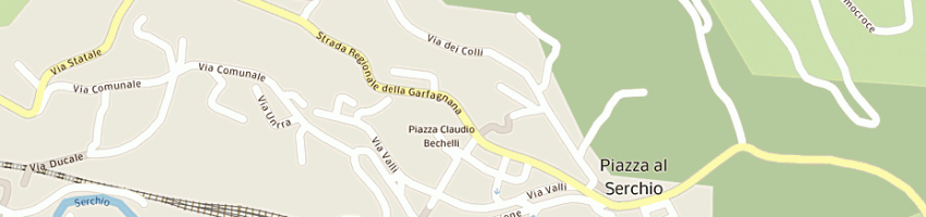 Mappa della impresa leonardi mario a PIAZZA AL SERCHIO