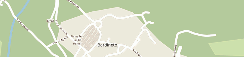 Mappa della impresa scuole elementari a BARDINETO