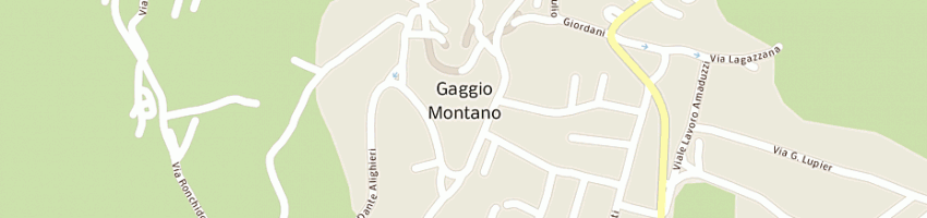 Mappa della impresa municipio di gaggio montano a GAGGIO MONTANO