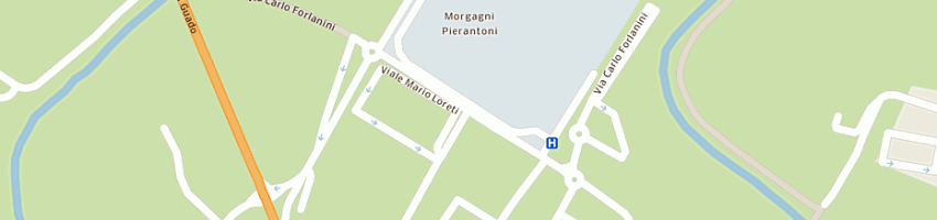 Mappa della impresa ristorante pizzeria da piero a FORLI 