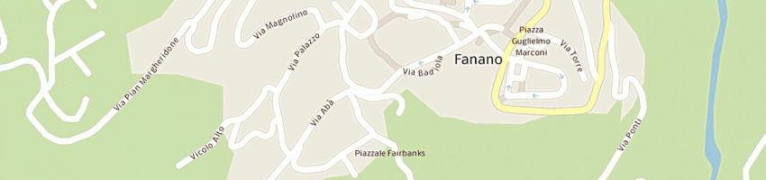 Mappa della impresa municipio di fanano a FANANO