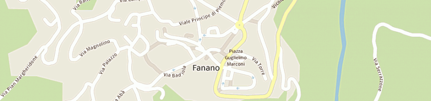 Mappa della impresa bar nazionale a FANANO