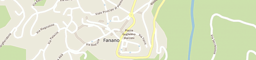 Mappa della impresa albergo miravalle a FANANO