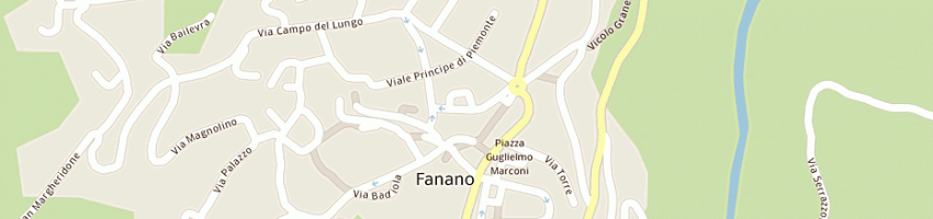 Mappa della impresa poste italiane spa a FANANO