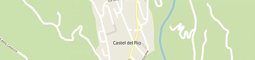 Mappa della impresa bar sport di casadio anna rita a CASTEL DEL RIO