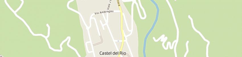 Mappa della impresa poste italiane spa a CASTEL DEL RIO