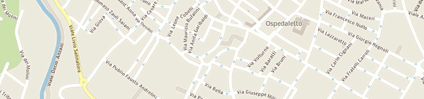 Mappa della impresa chiesa san filippo neri a FORLI 