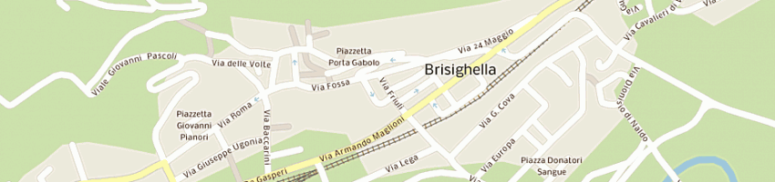 Mappa della impresa bar blu gardenia a BRISIGHELLA