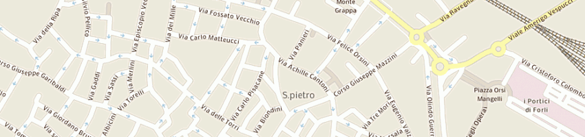 Mappa della impresa stella srl a FORLI 