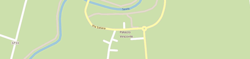 Mappa della impresa palazzi sabrina a CERVIA