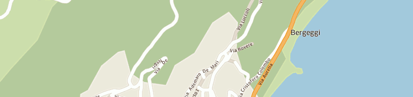 Mappa della impresa condominio borgo ligure a BERGEGGI