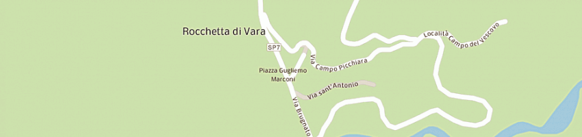 Mappa della impresa meridiana group srl a ROCCHETTA DI VARA