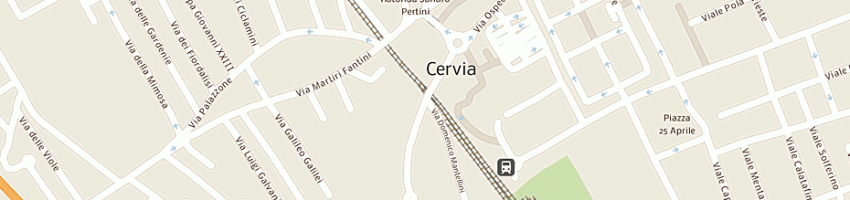 Mappa della impresa pevima (srl) a CERVIA